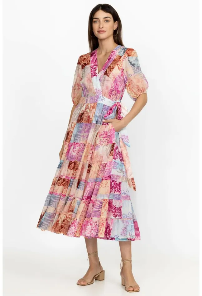 Women Johnny Was Dresses Annalise Midi Dress Annalise