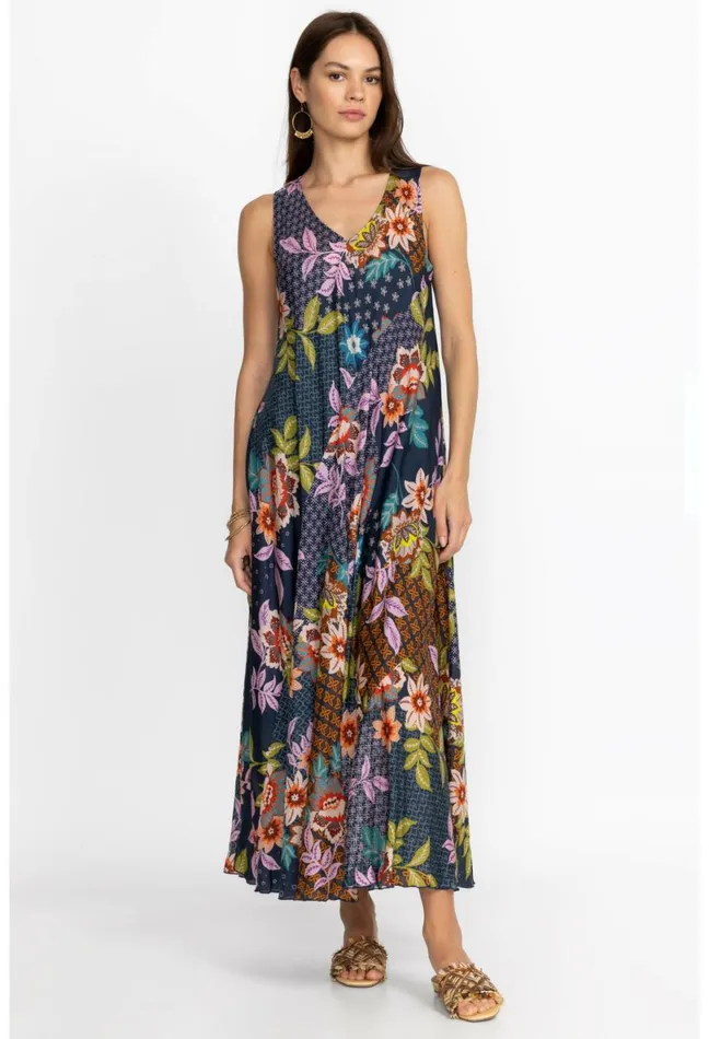 Women Johnny Was Dresses Delfino Bias Dress Delfino