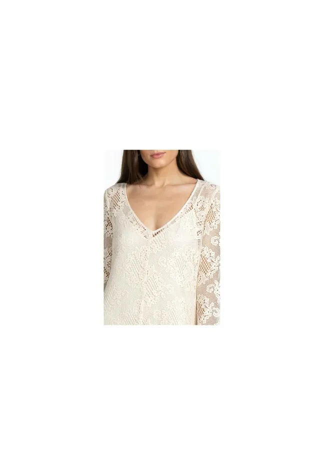 Women Johnny Was Dresses Tayla Maxi Dress Ecru