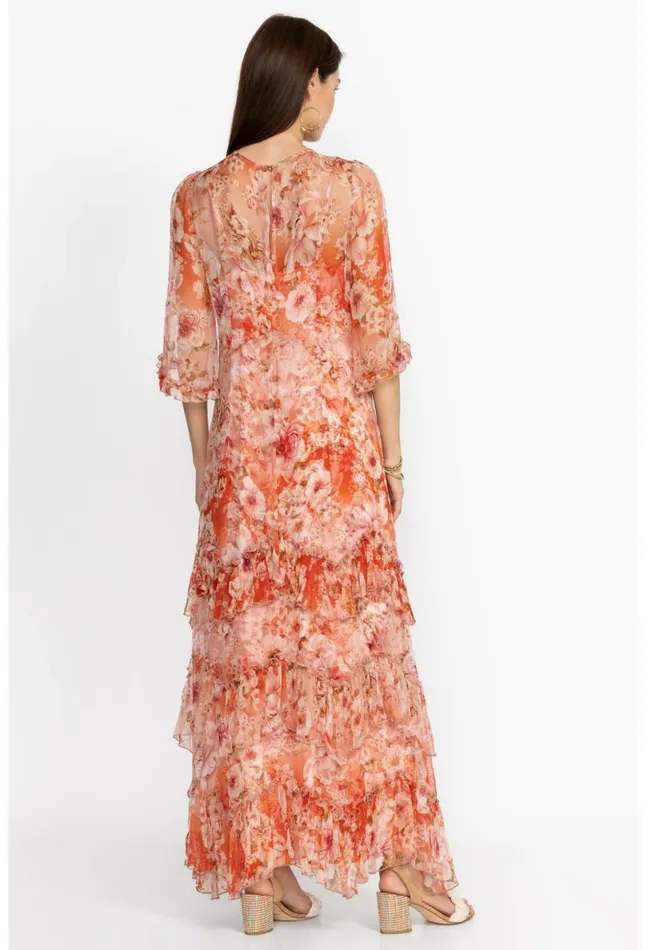 Women Johnny Was Dresses Yours Truly Silk Maxi Dress Yours Truly