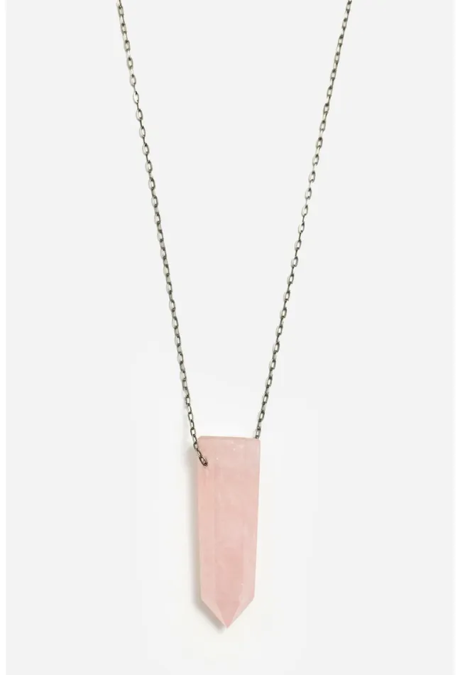 Women Johnny Was Jewelry Joseph Brooks Rose Quartz Necklace Pink