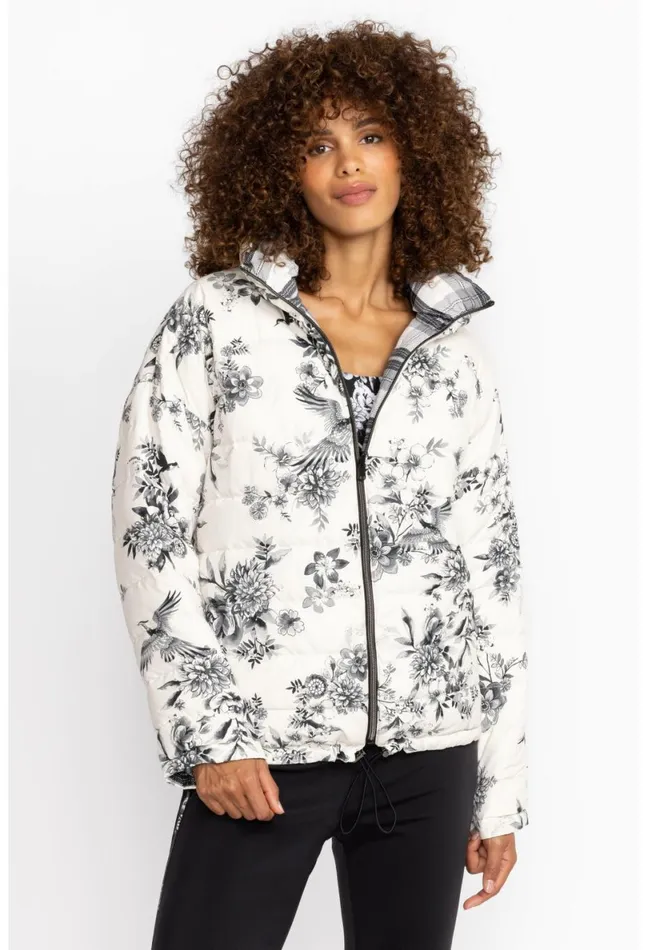 Women Johnny Was Outerwear Ivory Dreamer Jacket Reversible Ivory Dreamer