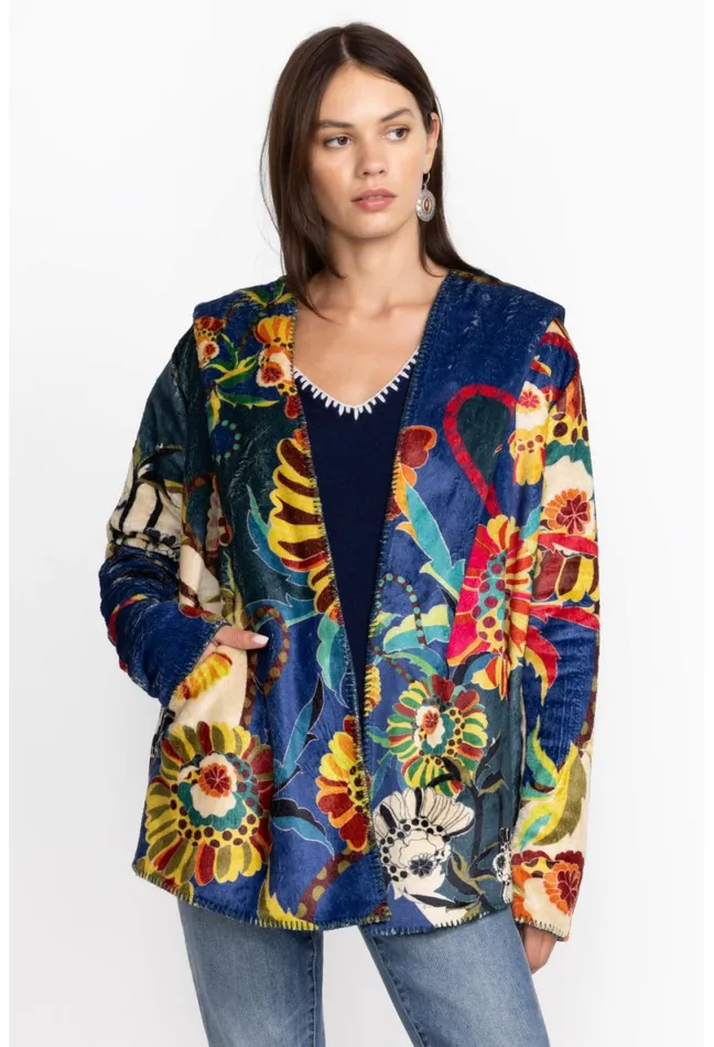 Women Johnny Was Outerwear Kimbra Sherpa Jacket Kimbra