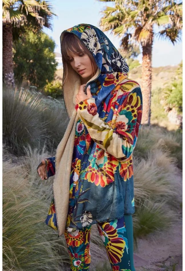 Women Johnny Was Outerwear Kimbra Sherpa Jacket Kimbra