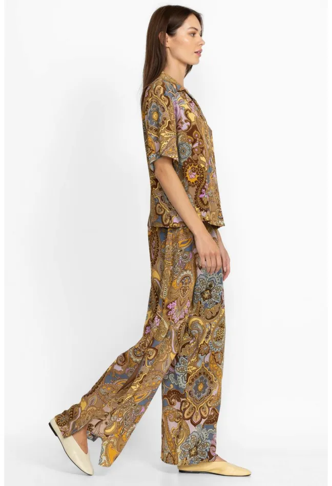 Women Johnny Was Sleepwear Brooklyn Long Set Sandalwood