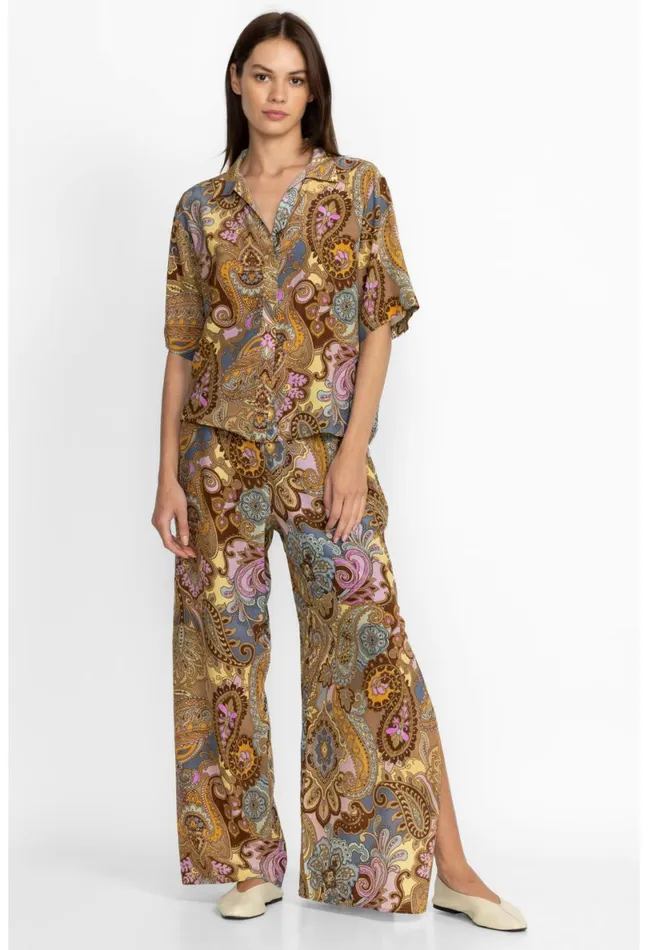 Women Johnny Was Sleepwear Brooklyn Long Set Sandalwood
