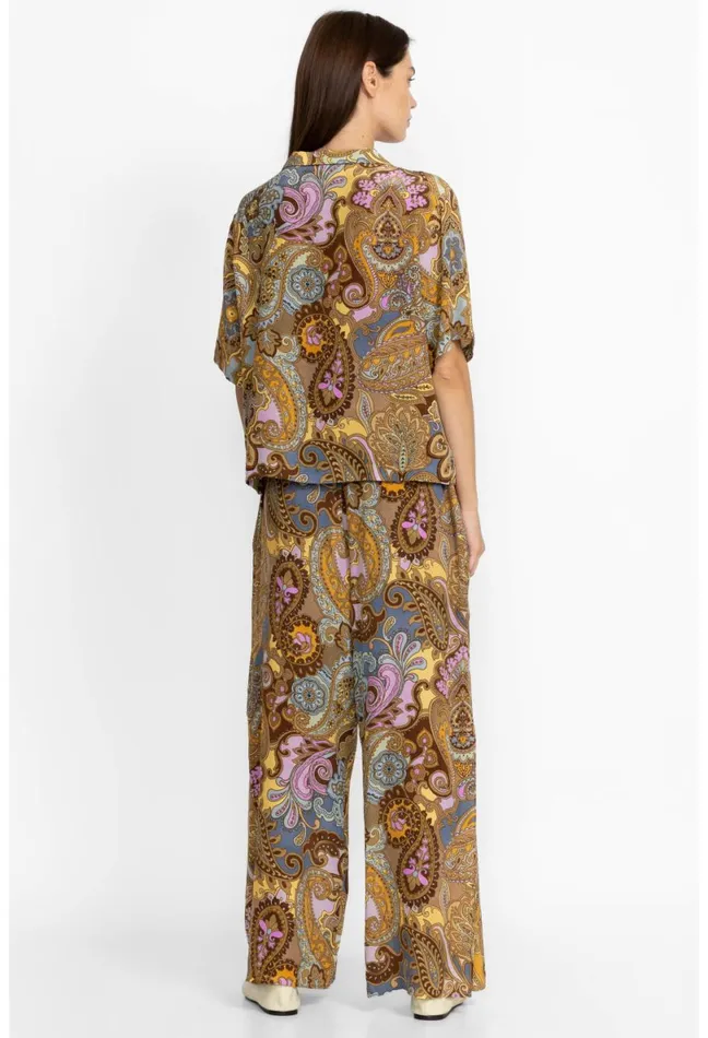 Women Johnny Was Sleepwear Brooklyn Long Set Sandalwood