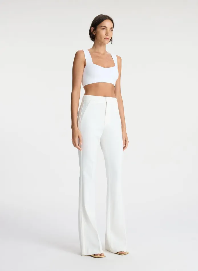 Women Jordana Compact Knit Bra White ALC Tops