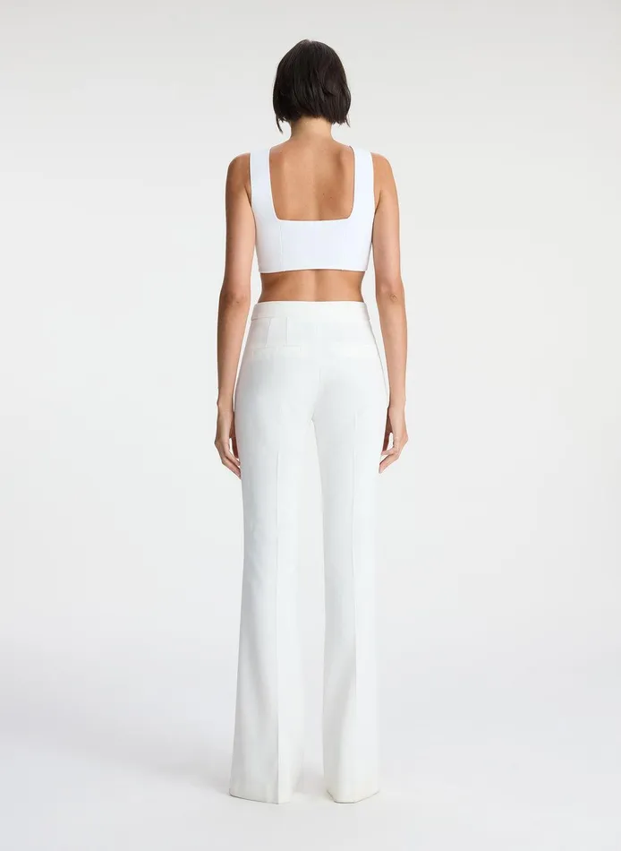 Women Jordana Compact Knit Bra White ALC Tops