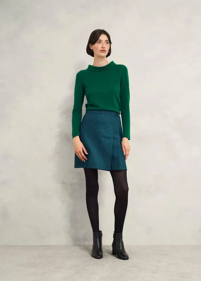 Women Jumpers and Cardigans Hobbs Audrey Wool Cashmere Jumper Agate Green