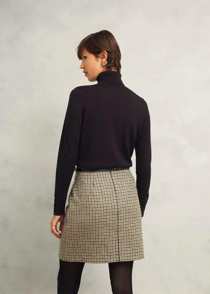 Women Jumpers and Cardigans Hobbs Lara Merino Wool Roll Neck Jumper Black