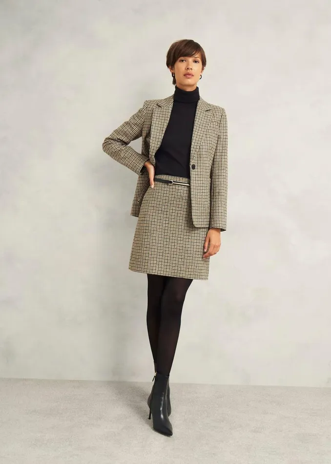 Women Jumpers and Cardigans Hobbs Lara Merino Wool Roll Neck Jumper Black