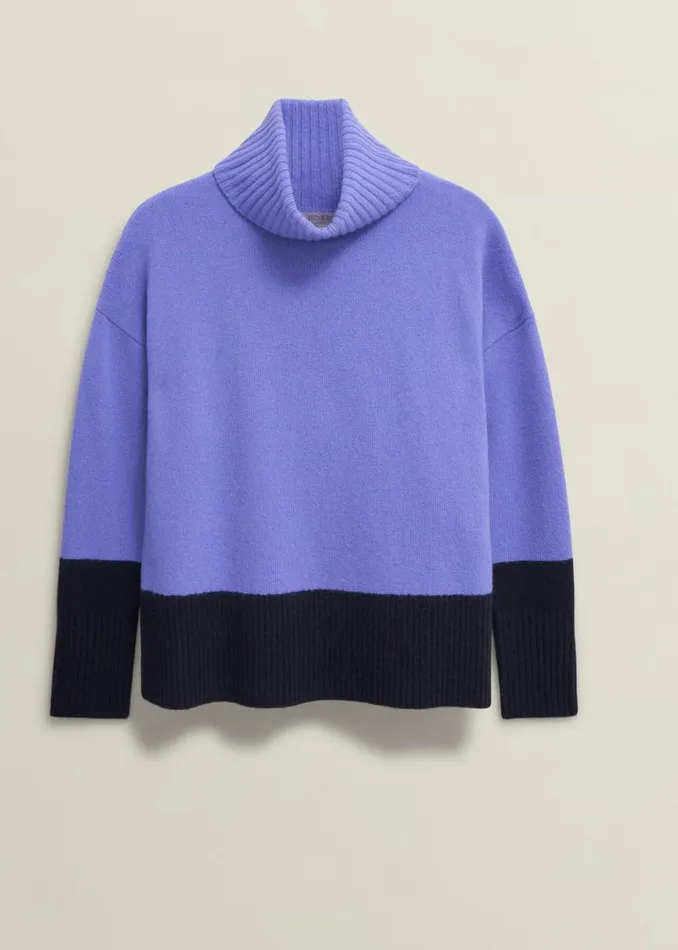 Women Jumpers and Cardigans Hobbs Melodie Wool Blend Jumper Blue Hobbs Navy