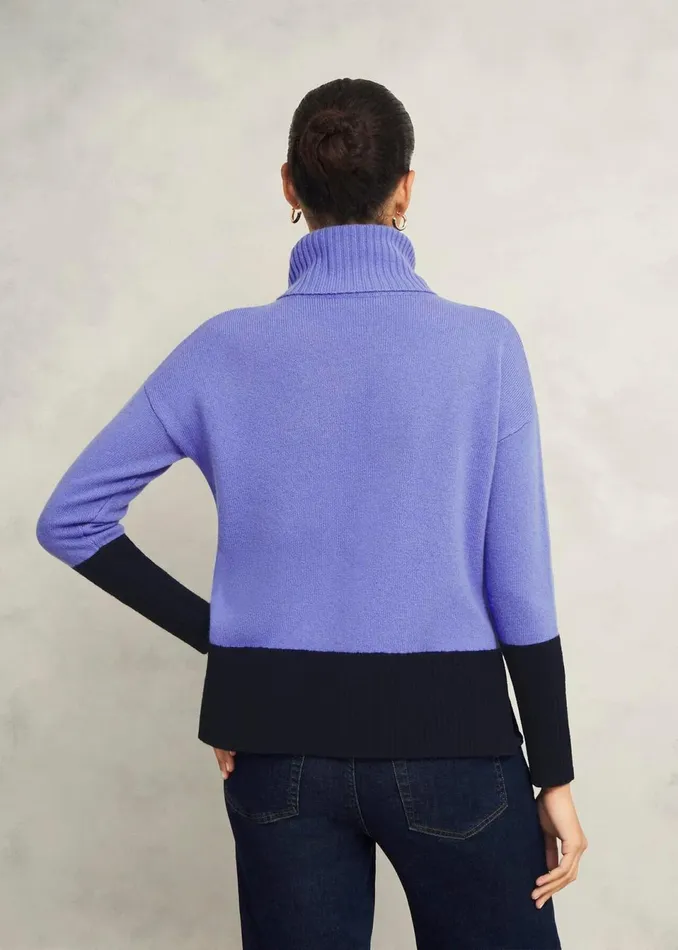 Women Jumpers and Cardigans Hobbs Melodie Wool Blend Jumper Blue Hobbs Navy