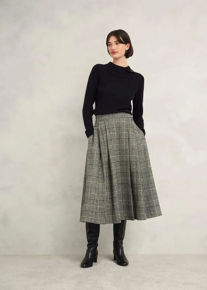 Women Jumpers and Cardigans Hobbs Talia Wool Cashmere Jumper Black
