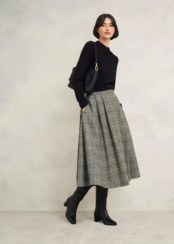 Women Jumpers and Cardigans Hobbs Talia Wool Cashmere Jumper Black