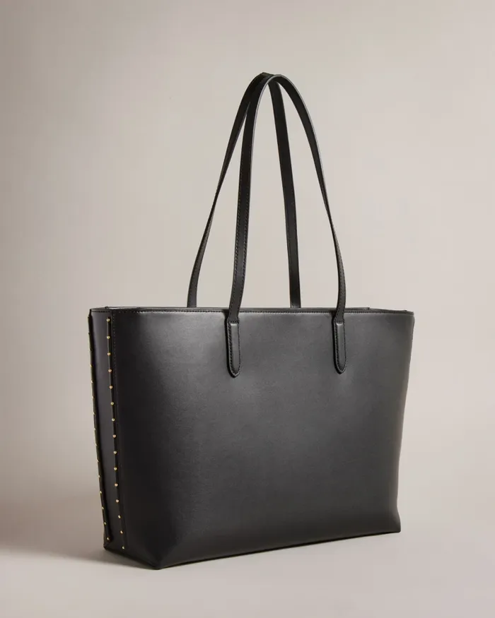 Women KAHLAA 8211 Studded Shopper Bag Black Ted Baker Tote Bags