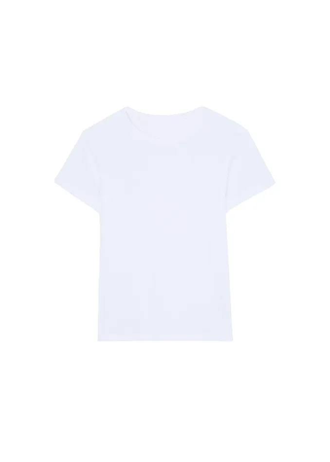 Women Kellen Baby Tee 8211 White The Frankie Shop Tops