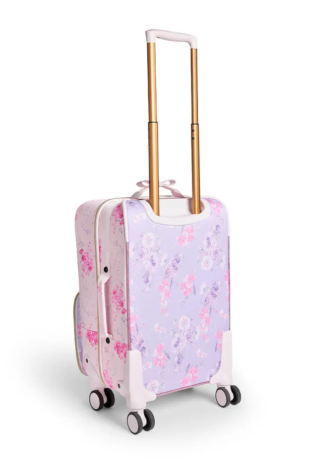 WomenKids Bags and Travel LoveShackFancy State Logan CarryOn Suitcase Happy Thoughts WomenKids Bags and Travel LoveShackFancy State Logan CarryOn Suitcase Happy Thoughts