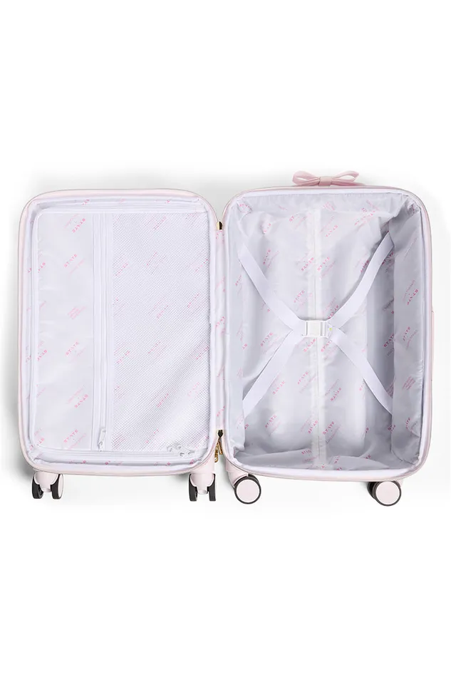 WomenKids Bags and Travel LoveShackFancy State Logan CarryOn Suitcase Happy Thoughts WomenKids Bags and Travel LoveShackFancy State Logan CarryOn Suitcase Happy Thoughts