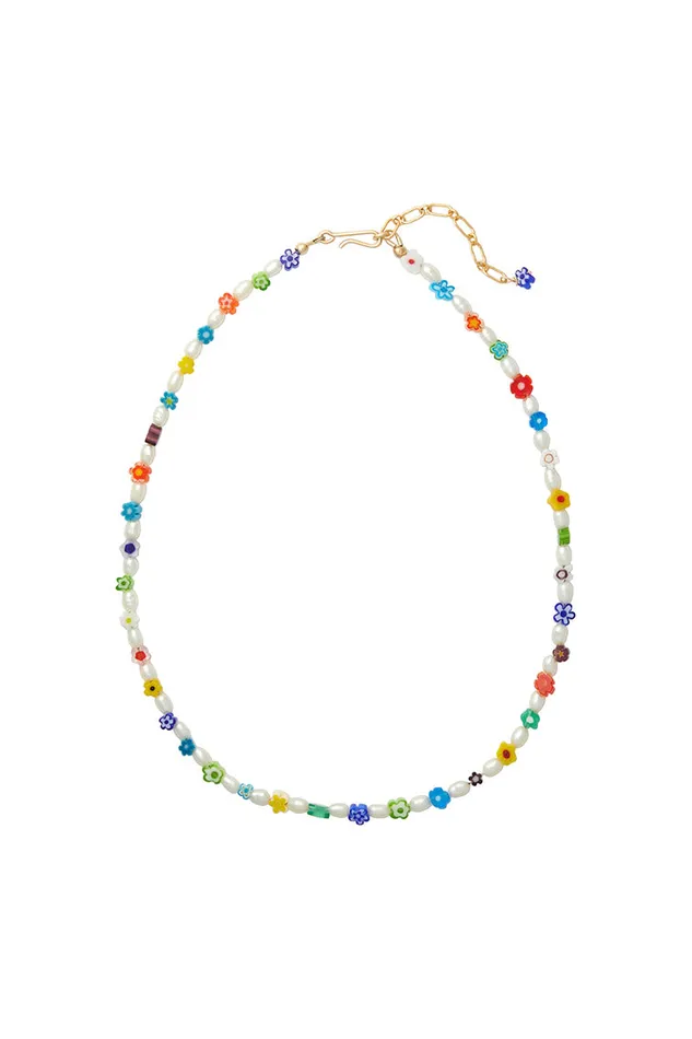 WomenKids Jewelry LoveShackFancy Brinker and Eliza Suri Beaded Necklace Multi