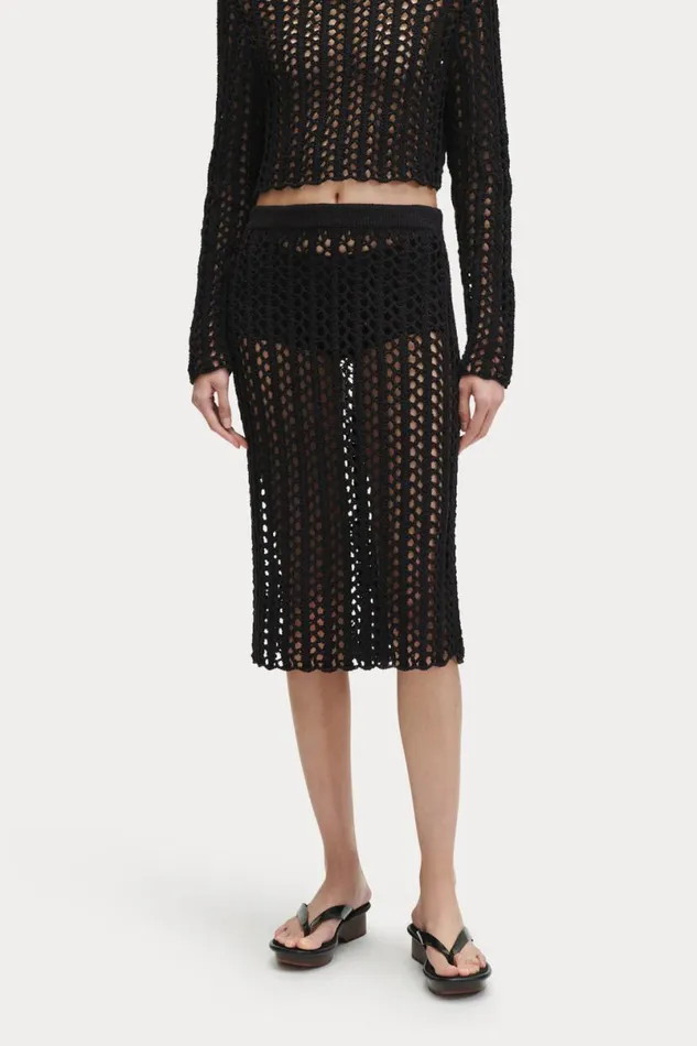 Women Knits Rachel Comey Dylan Skirt Black