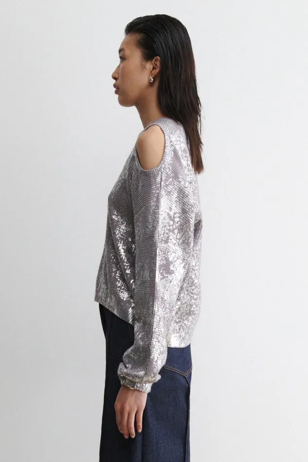 Women Knits Rachel Comey Ojai Sweater Silver Women Knits Rachel Comey Ojai Sweater Silver