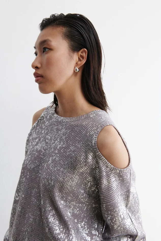 Women Knits Rachel Comey Ojai Sweater Silver Women Knits Rachel Comey Ojai Sweater Silver