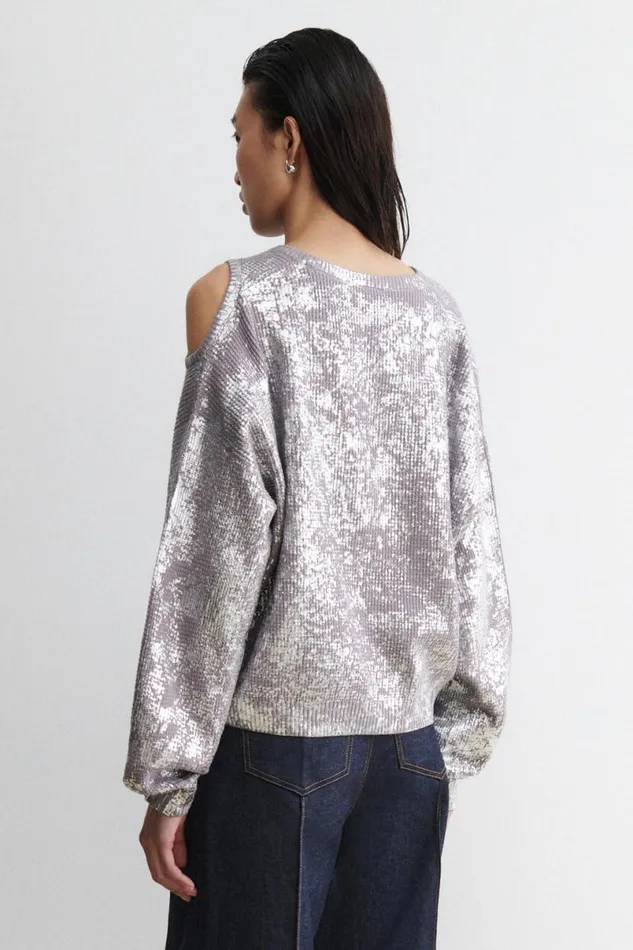 Women Knits Rachel Comey Ojai Sweater Silver Women Knits Rachel Comey Ojai Sweater Silver