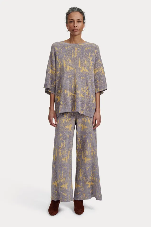 Women Knits Rachel Comey Vilma TShirt Silver Multi