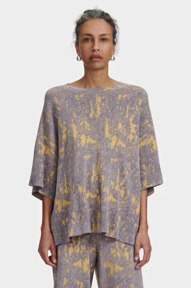 Women Knits Rachel Comey Vilma TShirt Silver Multi Women Knits Rachel Comey Vilma TShirt Silver Multi