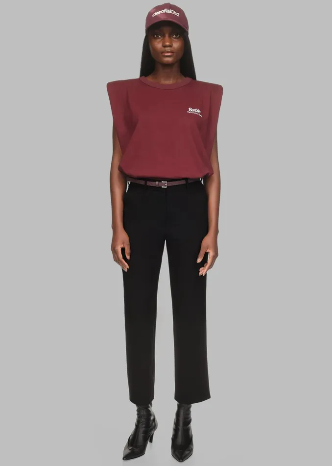 Women Kori Trousers X Barbie 8211 Black The Frankie Shop Bottoms