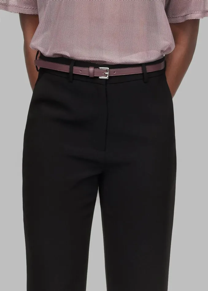 Women Kori Trousers X Barbie 8211 Black The Frankie Shop Bottoms