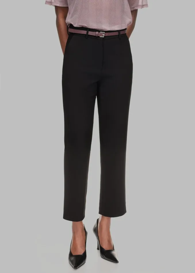 Women Kori Trousers X Barbie 8211 Black The Frankie Shop Bottoms