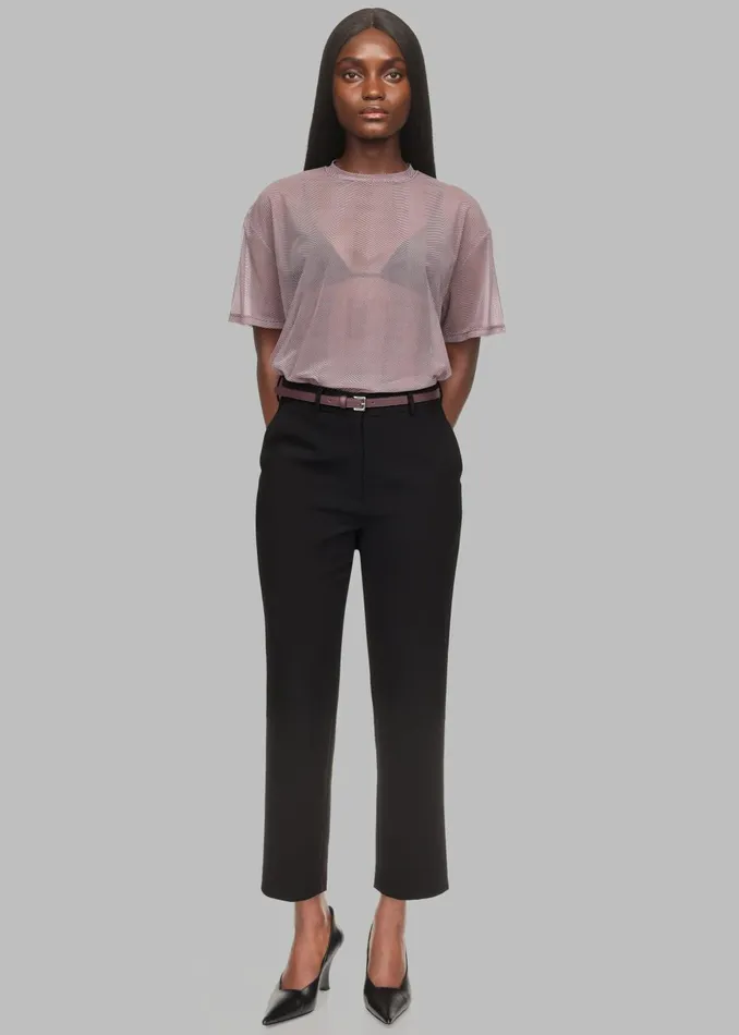 Women Kori Trousers X Barbie 8211 Black The Frankie Shop Bottoms
