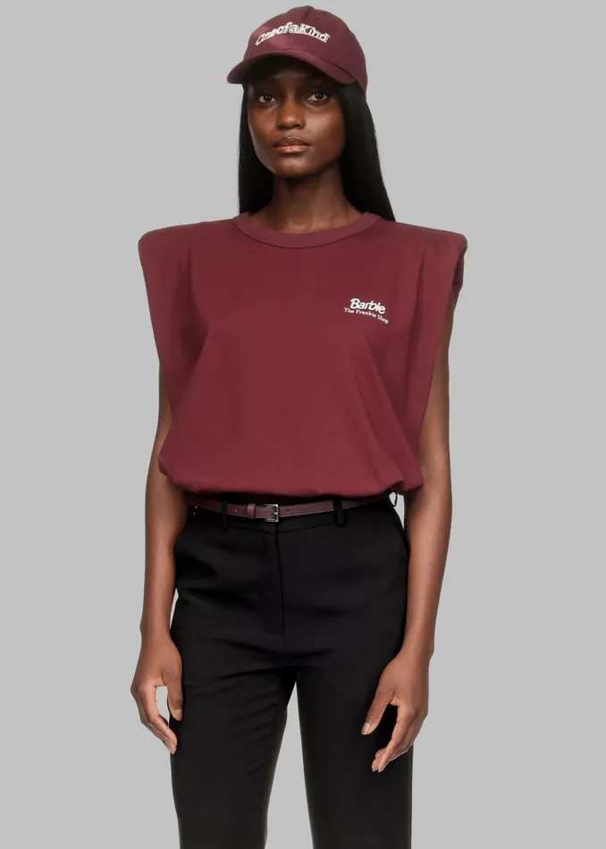 Women Kori Trousers X Barbie 8211 Black The Frankie Shop Bottoms