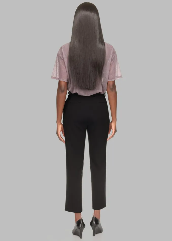 Women Kori Trousers X Barbie 8211 Black The Frankie Shop Bottoms