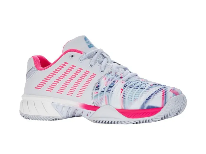 Women Lifestyle KSwiss EXPRESS LIGHT 3 PADEL Arctic Icewhiteneon Pink