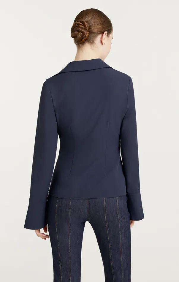 Women Long Sleeve Tops Cinq Sept Mckenna Top Navy