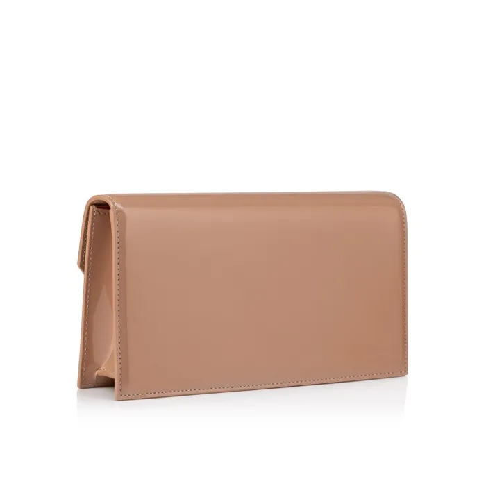 Women Loubi54 Clutch 8211 Patent Leather 8211 Blush Christian Louboutin Shoulder Bags