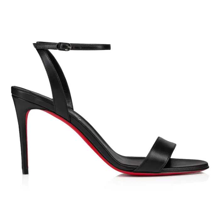 Women Loubigirl 85 Mm Strappy Sandals 8211 Nappa Leather 8211 Black Christian Louboutin Sandals and Slides