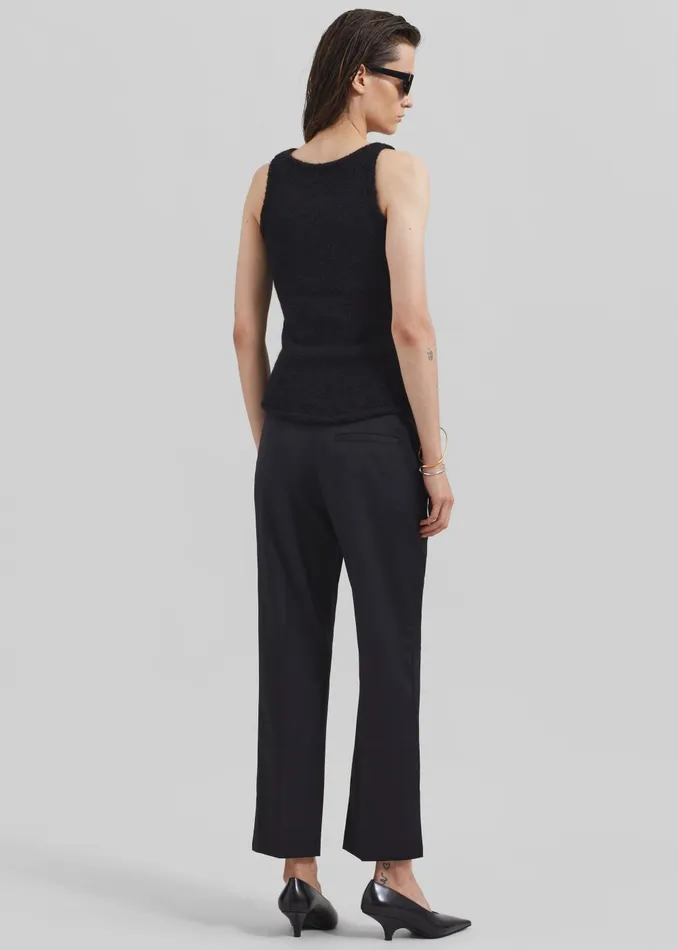 Women Loulou Studio Dorkas Pants 8211 Black The Frankie Shop Bottoms