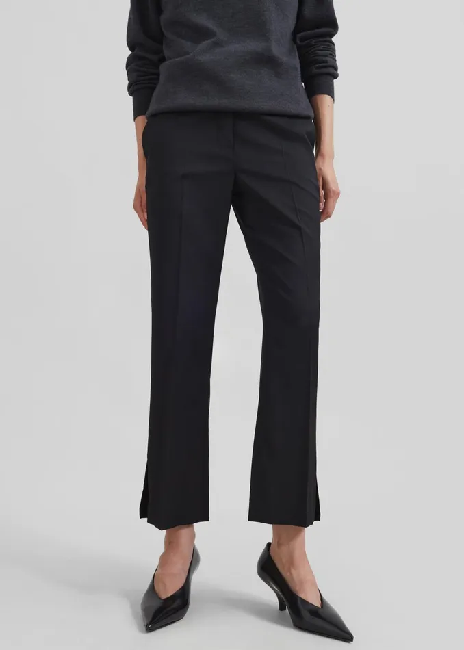 Women Loulou Studio Dorkas Pants 8211 Black The Frankie Shop Bottoms