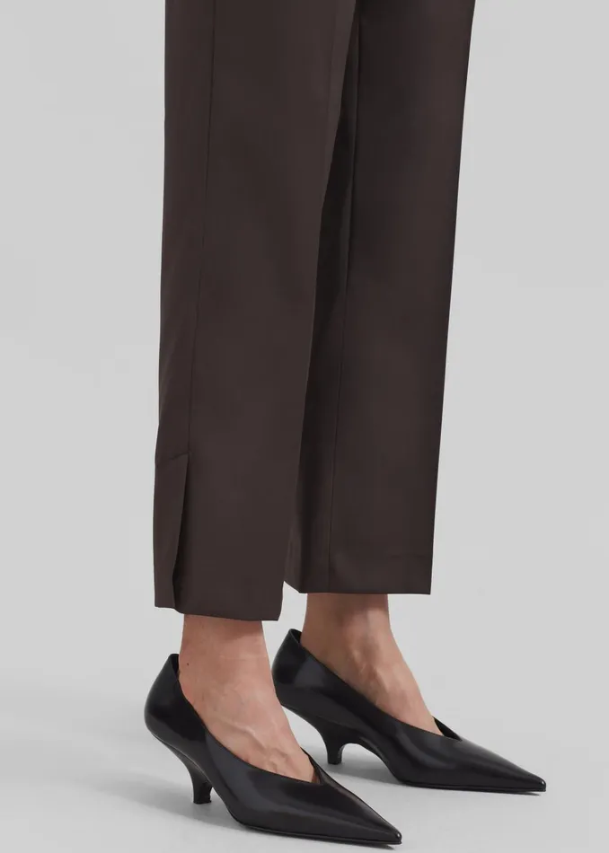 Women Loulou Studio Dorkas Pants 8211 Choco The Frankie Shop Bottoms