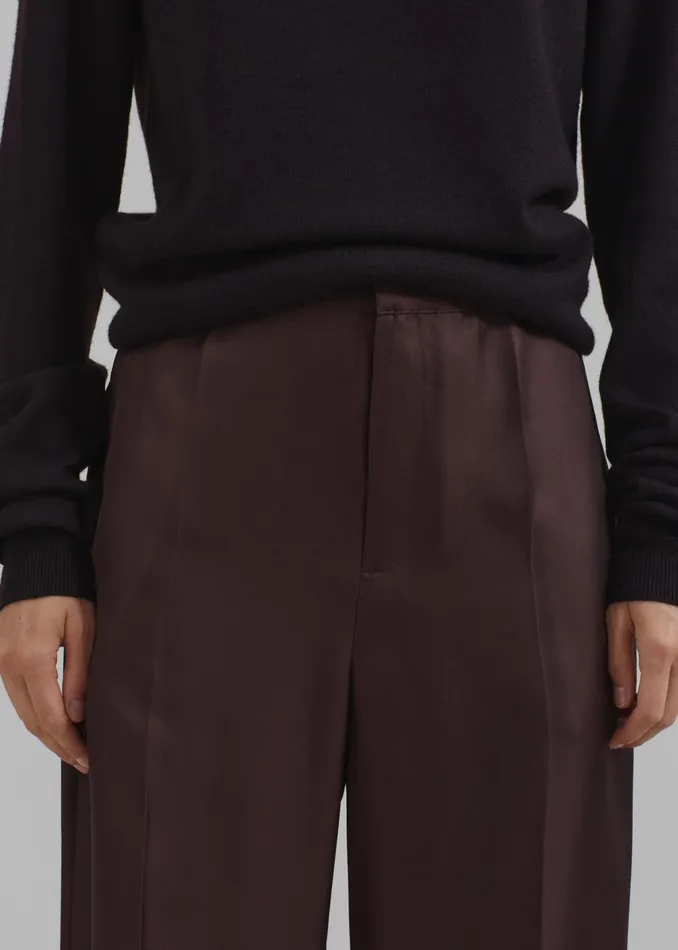 Women Loulou Studio Fafila Pants 8211 Choco The Frankie Shop Bottoms