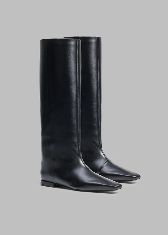 Women Loulou Studio Lirone High Boots 8211 Black The Frankie Shop