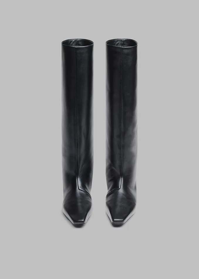 Women Loulou Studio Lirone High Boots 8211 Black The Frankie Shop