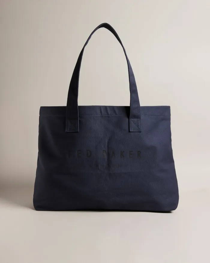 Women LUKKEE 8211 Branded Tote Bag Dark Navy Ted Baker Tote Bags