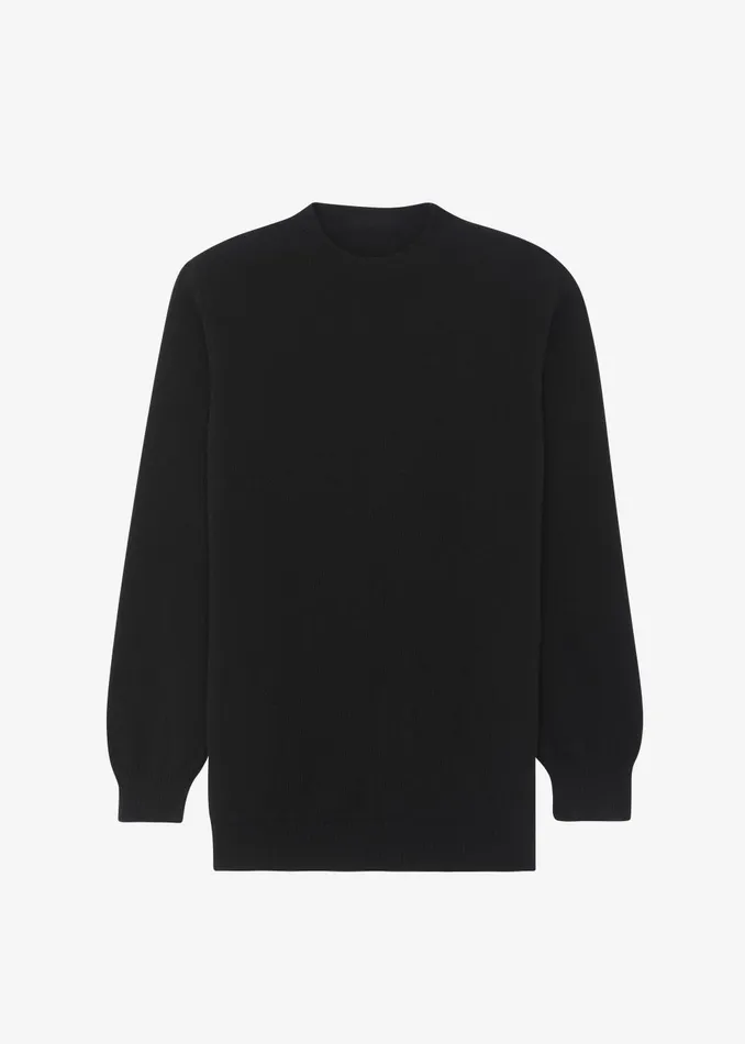 Women Maxime Knit Sweater Dress 8211 Black The Frankie Shop Knitwear