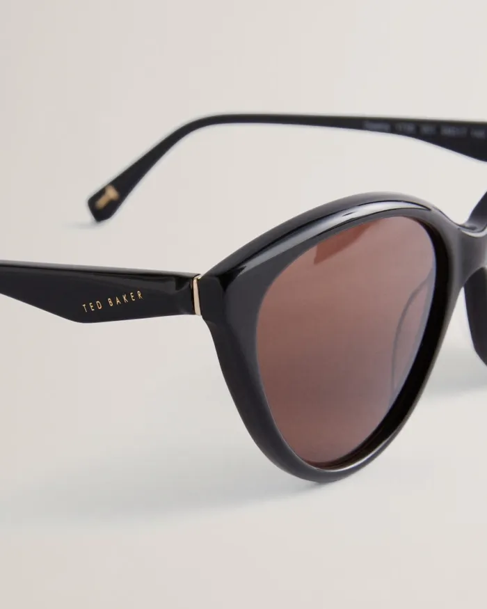 Women MAYSEY 8211 Cat Eye Acetate Frame Sunglasses Black Ted Baker Sunglasses Women MAYSEY 8211 Cat Eye Acetate Frame Sunglasses Black Ted Baker Sunglasses
